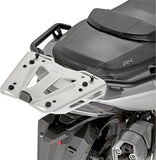 Monokey Arena Black Tech Top Case - 45 Lt Arena Technopolymer - Givi Compatible With Kymco Ak 550 Ets (2017-2024)