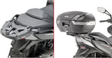 Monolock Black Top Case - 30 Lt Technopolymer - Givi Compatible With Kymco Xciting 400 Vs (2024-2025)