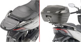 Bauletto Monolock Riviera Triple Black 46 Lt Riviera Plastica - Givi Compatibile Con Kymco X-Town 125 - 300 City (2020-2024)