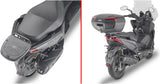 Monolock Black Tech Top Case - 29 Lt Technopolymer - Givi Compatible With Kymco Dink 125 - 150 Flat (2023-2024)
