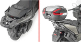 Monokey Trekker Dolomiti Black Aluminium Top Case - 46 Lt Trekker Dolomiti Aluminium - Givi Compatible With Kymco Ak 550 Premium (2023-2024)