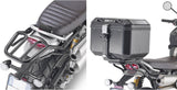 Monokey Black Top Case - 33 Lt Nylon - Givi Compatible With Triumph Scrambler 1200 (2019-2024)