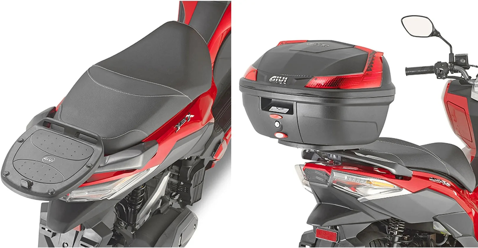 Bauletto Monolock Simply Iv Nero Tech 45 Lt Simply Iv Plastica - Givi Compatibile Con Sym Jet X 125 (2021-2024)