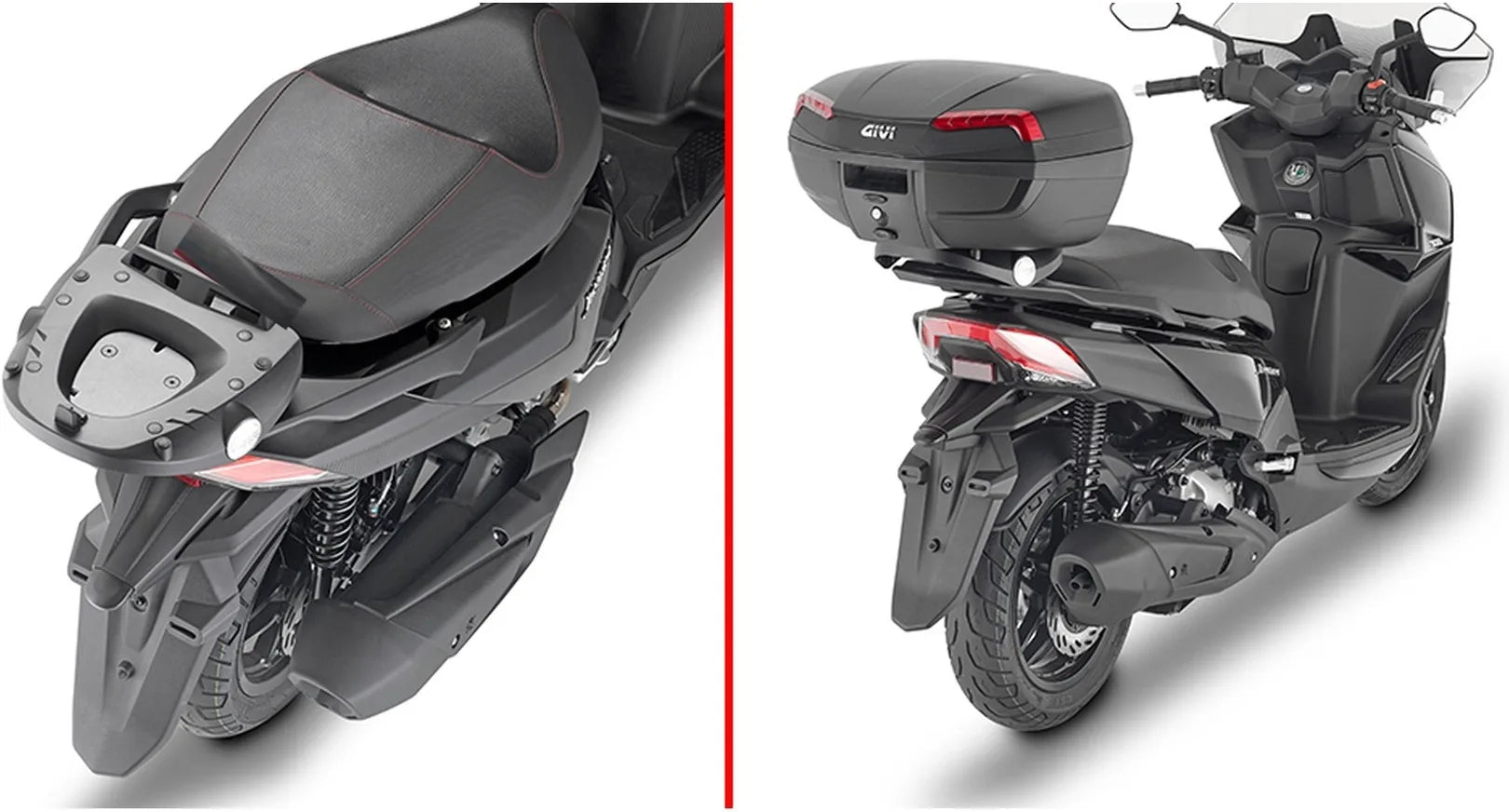 Bauletto Monolock Simply Iv Nero Tech 45 Lt Simply Iv Plastica - Givi Compatibile Con Sym Joyride 300 (2022-2024)