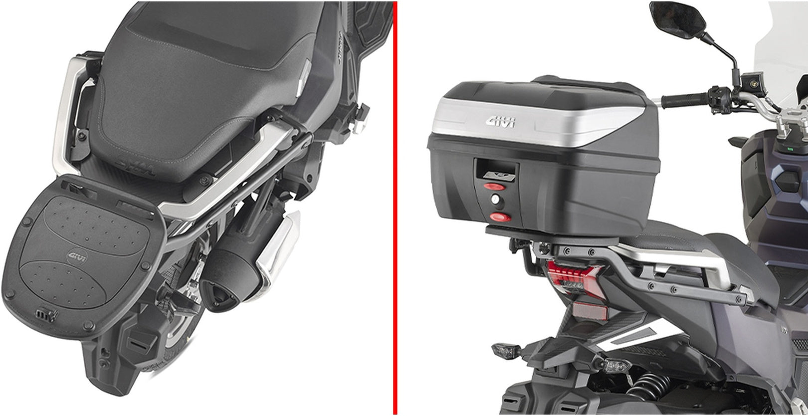 Monolock Black Tech Top Case - 30 Lt Technopolymer - Givi Compatible With Sym Adx 125 (2024)