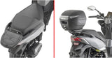 Bauletto Monolock Riviera Nero 46 Lt Riviera Plastica - Givi Compatibile Con Sym Jet 14 Evo 125 - 200 (2024)