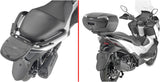 Monolock Black Tech Top Case - 29 Lt Technopolymer - Givi Compatible With Zontes 350 E (2023-2024)