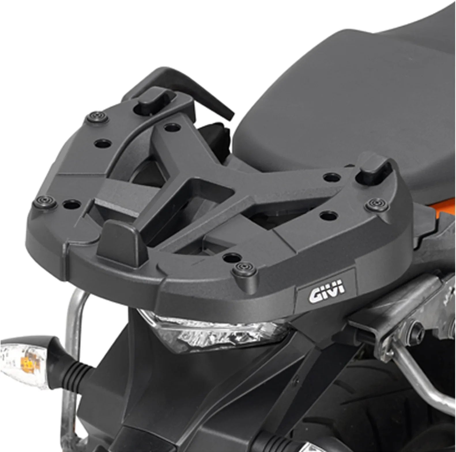 Bauletto Monokey Maxia 5 Argento 58 Lt Maxia 5 Plastica - Givi Compatibile Con Ktm 1290 Super Adventure R (2017-2020)