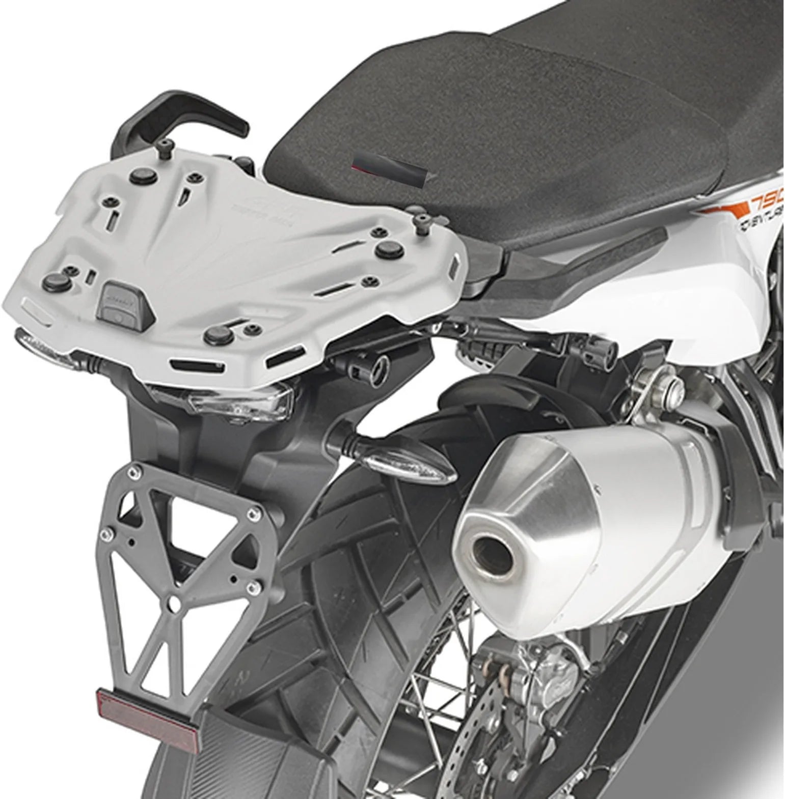 Bauletto Monokey Arena Nero Tech 45 Lt Arena Plastica - Givi Compatibile Con Ktm 790 Adventure (2019-2020)