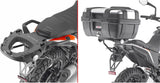 Bauletto Monokey Trekker Alluminio 52 Lt Trekker Alluminio - Givi Compatibile Con Ktm 390 Adventure (2020-2024)
