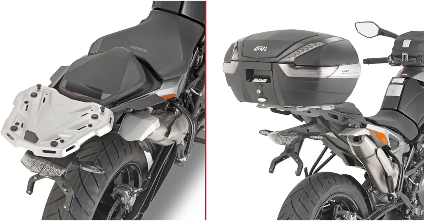 Bauletto Monokey Trekker Alluminio Nero 52 Lt Trekker Alluminio - Givi Compatibile Con Ktm 790 Duke (2018-2020)