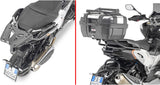 Monolock Black Top Case - 29 Lt Technopolymer - Givi Compatible With Peugeot Xp 400 Allure (2023)