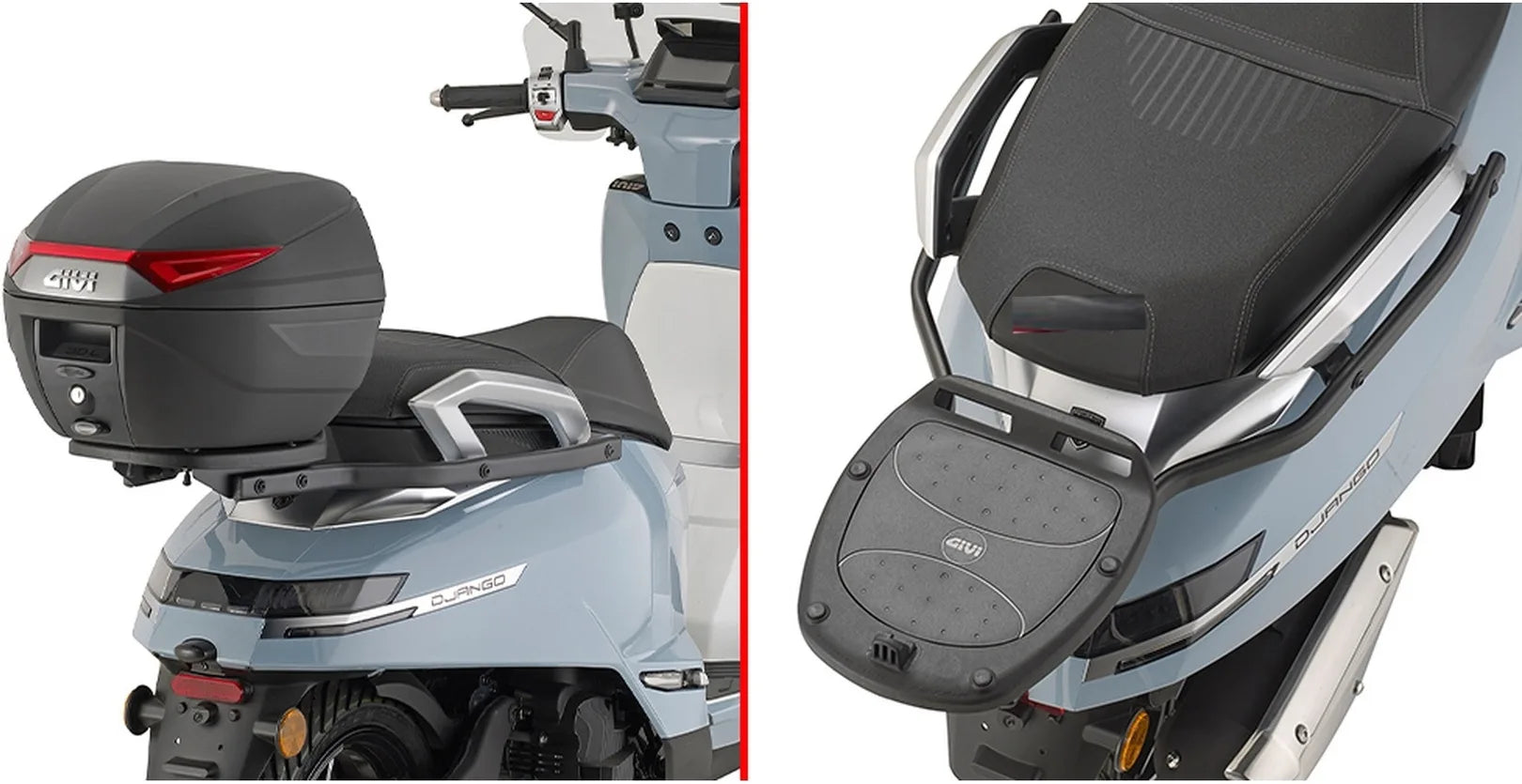 Bauletto Monolock Simply Iv Nero 45 Lt Simply Iv Plastica - Givi Compatibile Con Peugeot Django Evo 125 (2025)