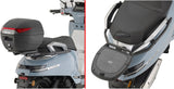 Monokey Trekker Dolomiti Black Aluminium Top Case - 30 Lt Trekker Dolomiti Aluminium - Givi Compatible With Peugeot Django Evo 125 (2025)