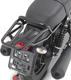 Monokey Carbon Look Tech Top Case - 47 Lt Technopolymer - Givi Compatible With Moto Guzzi V7 Iii Stone Night Pack (2019-2020)