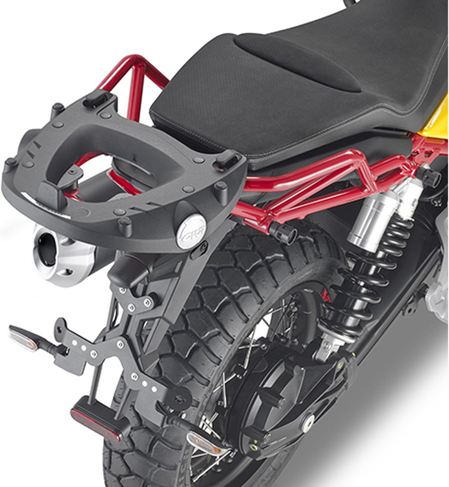 Monokey Trekker Outback Evo Smart Anodized Aluminium Top Case - 42 Lt Trekker Outback Evo Smart Anodized Aluminium - Givi Compatible With Moto Guzzi V85 Tt (2019-2023)