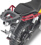 Monokey Trekker Dolomiti Black Aluminium Top Case - 30 Lt Trekker Dolomiti Aluminium - Givi Compatible With Moto Guzzi V85 Tt (2019-2023)