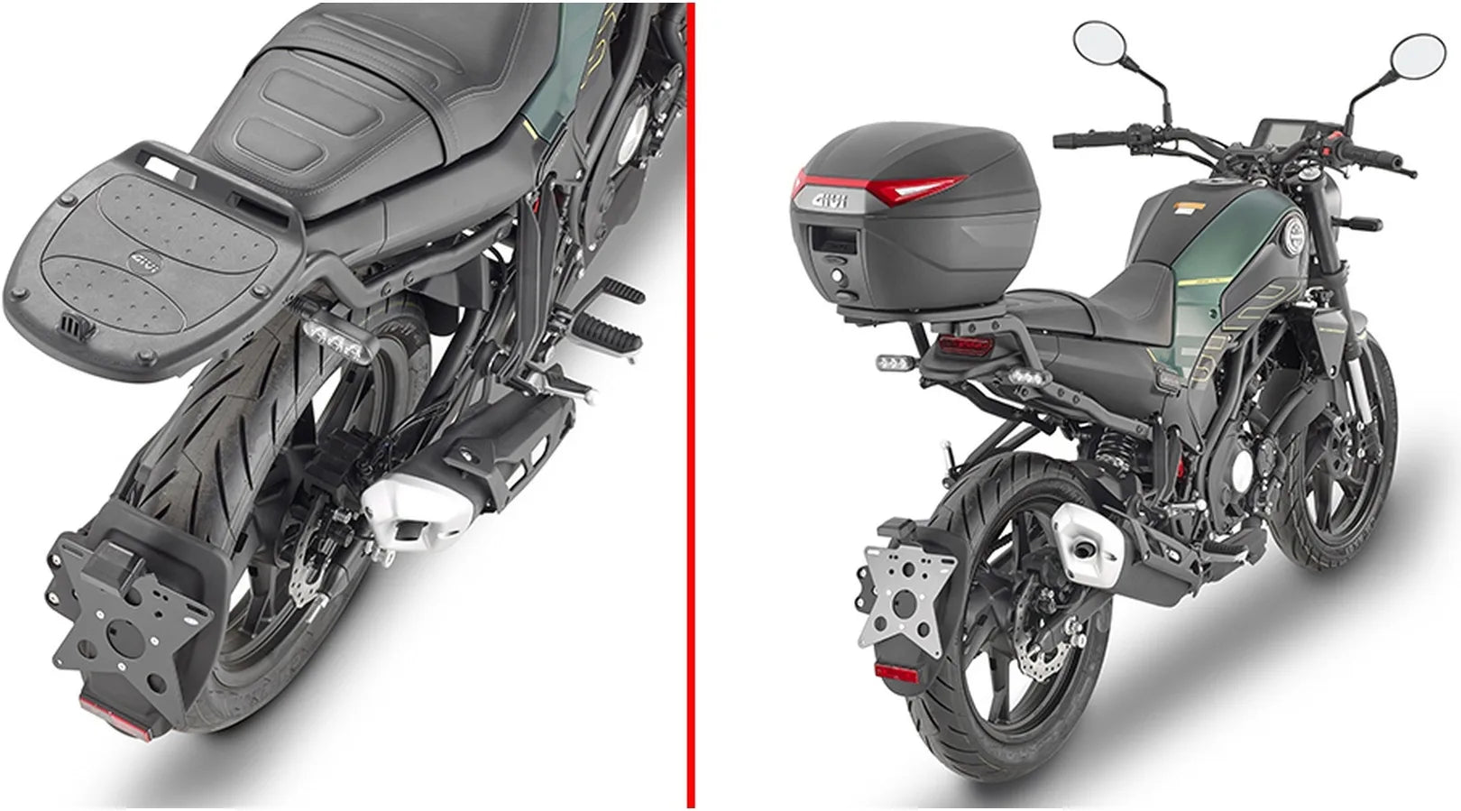 Bauletto Monolock Nero 29 Lt Plastica - Givi Compatibile Con Benelli Leoncino 125 (2022-2024)