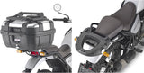 Monolock Vision Black Tech Top Case - 34 Lt Vision Technopolymer - Givi Compatible With Royal Enfield Himalayan (2021-2023)