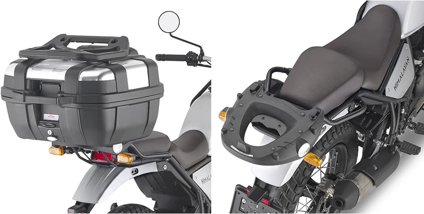 Bauletto Monokey Trekker Alluminio Nero 33 Lt Trekker Alluminio - Givi Compatibile Con Royal Enfield Himalayan (2021-2023)