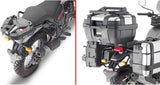 Monolock Blade Black Tech Top Case - 37 Lt Blade Technopolymer - Givi Compatible With Royal Enfield Scram 411 (2022-2024)