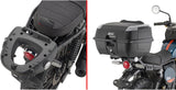 Monolock Silver Top Case - 32 Lt Technopolymer - Givi Compatible With Royal Enfield Bear 650 (2025)