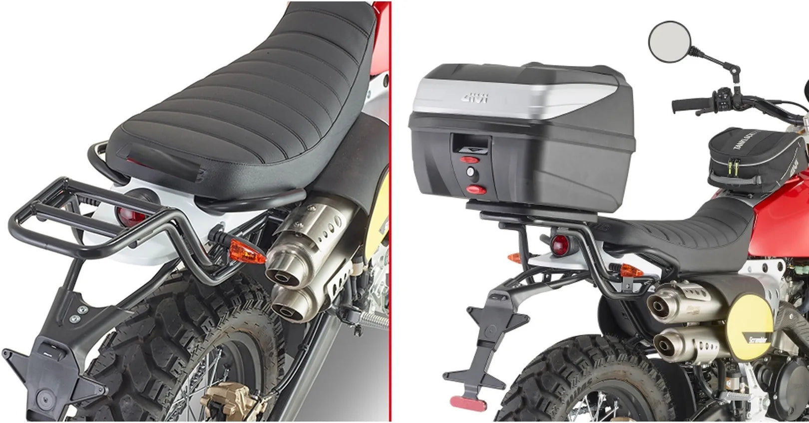 Attacco Posteriore Per Bauletto Monolock - Givi Compatibile Con Fantic Motor Caballero Scrambler 125 (2018-2023)