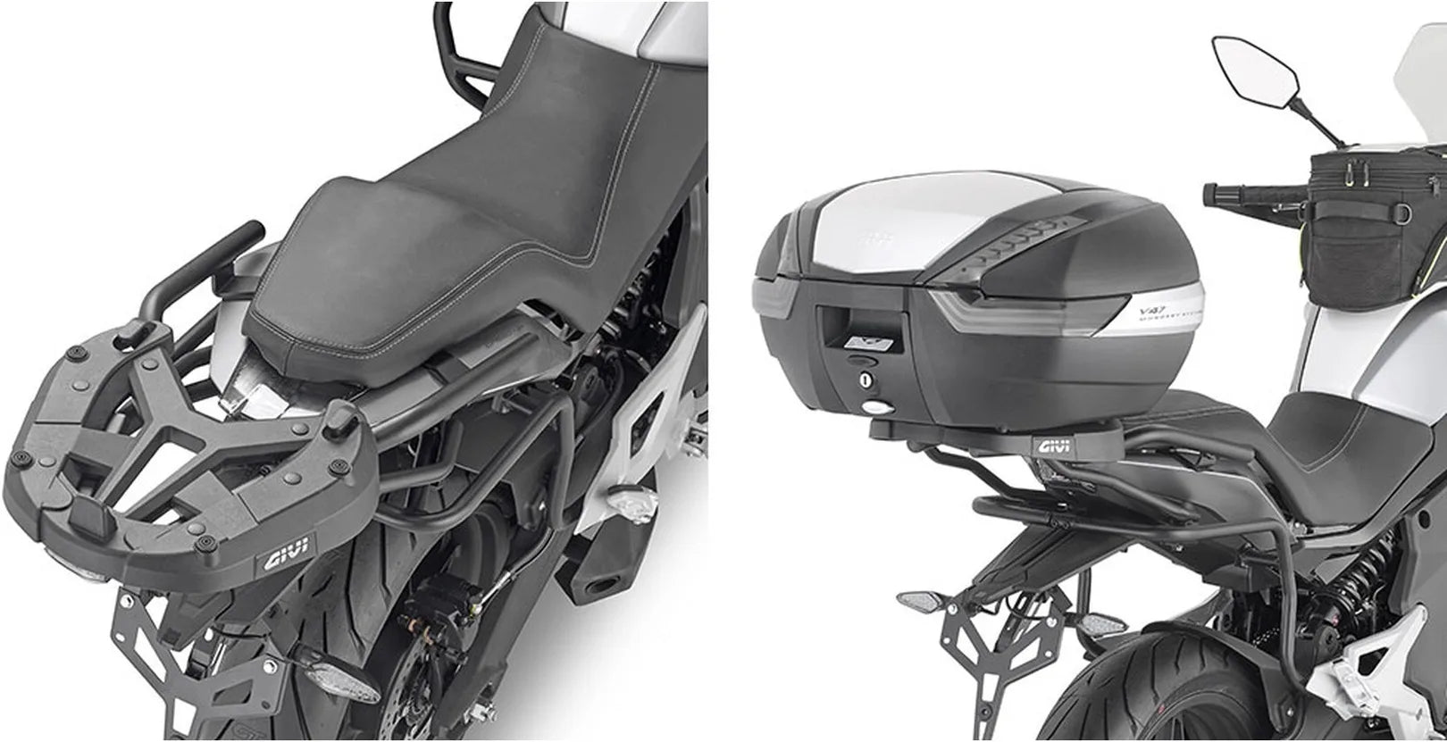 Bauletto Monokey Nero 40 Lt Plastica - Givi Compatibile Con Cfmoto 700 Mt (2024)