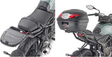 Monolock Blade Black Tech Top Case - 37 Lt Blade Technopolymer - Givi Compatible With Voge Trofeo 300 Ac (2020-2024)