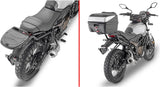 Bauletto Monolock Nero Tech 29 Lt Plastica - Givi Compatibile Con Voge Trofeo 300 Ac Scrambler (2022-2024)
