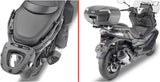 Monolock Black Tech Top Case - 29 Lt Technopolymer - Givi Compatible With Voge Sr4 350 (2022-2024)