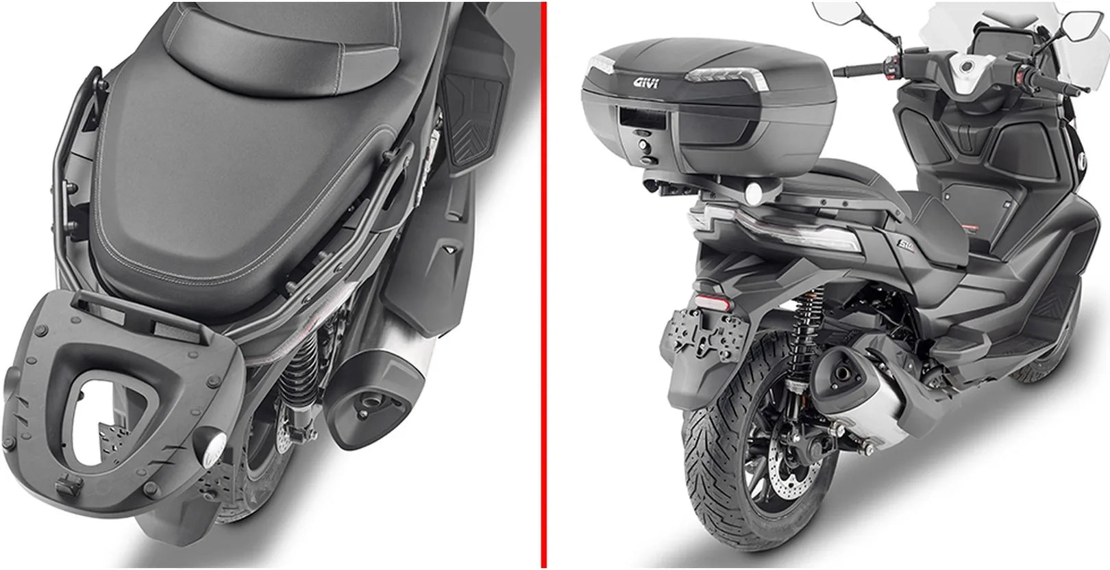 Bauletto Monokey Arena Nero 45 Lt Arena Plastica - Givi Compatibile Con Voge Sr4 350 (2022-2024)