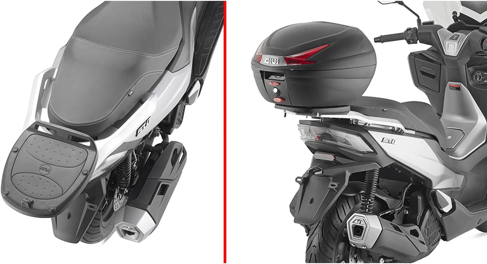 Bauletto Monolock Vision Nero 34 Lt Vision Plastica - Givi Compatibile Con Voge Sr1 125 (2023-2024)