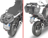 Monokey Arena Black Top Case - 45 Lt Arena Technopolymer - Givi Compatible With Moto Morini X-Cape 649 (2021-2024)