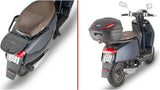 Monolock Black Tech Top Case - 30 Lt Technopolymer - Givi Compatible With Lambretta V Special 50 - 100 - 200 (2022-2024)
