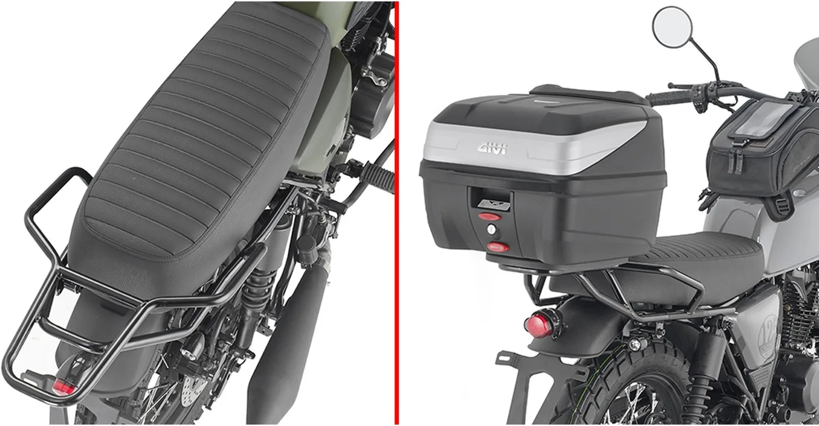 Bauletto Monolock Nero 30 Lt Plastica - Givi Compatibile Con Brixton Cromwell 250 (2022-2024)