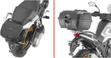 Monokey Black Top Bag - 40 Lt Nylon - Givi Compatible With Kove Moto 510 X (2024)