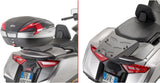 Bauletto Monokey Argento Tech 47 Lt Plastica - Givi Compatibile Con Honda Gl 1800 Gold Wing (2018-2024)