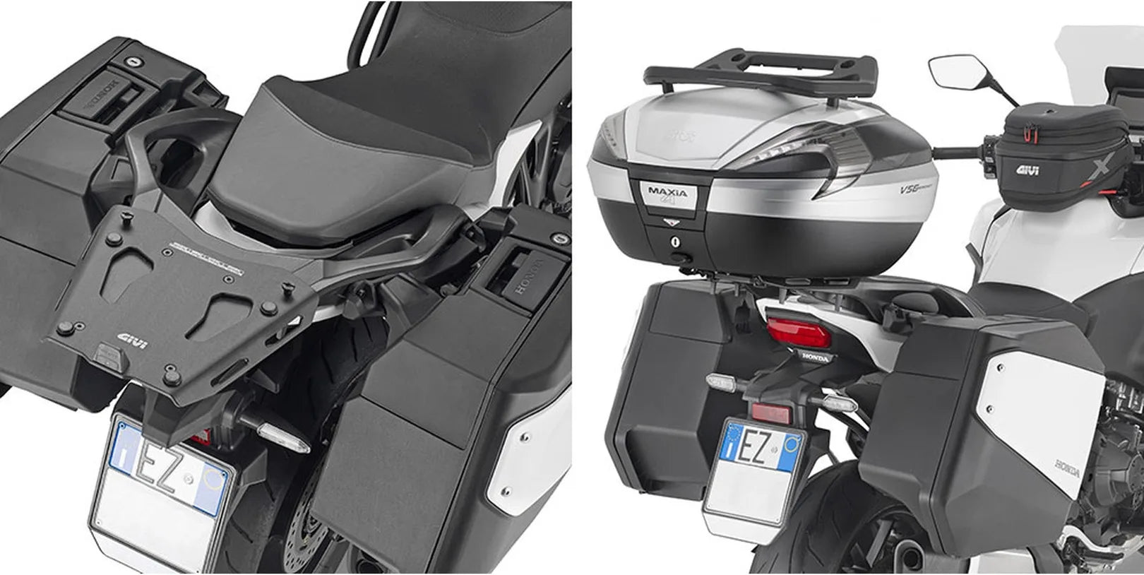 Bauletto Monokey Trekker Alluminio Nero 33 Lt 6Kg Trekker Alluminio - Givi Compatibile Con Honda Nt 1100 (2025)