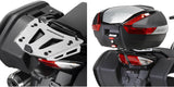 Monokey Silver Tech Top Case - 47 Lt 6Kg Technopolymer - Givi Compatible With Yamaha Fjr 1300 (2013-2020)
