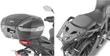 Bauletto Monokey Nero 34 Lt Plastica - Givi Compatibile Con Yamaha Tracer 9 - Gt - Gt+ (2021-2024)
