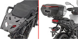 Monokey Silver Tech Top Case - 47 Lt Technopolymer - Givi Compatible With Yamaha Tracer 9 - Gt - Gt+ (2025)