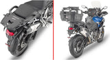 Monokey Silver Tech Top Case - 47 Lt Technopolymer - Givi Compatible With Triumph Tiger 1200 Rally Explorer (2022-2024)