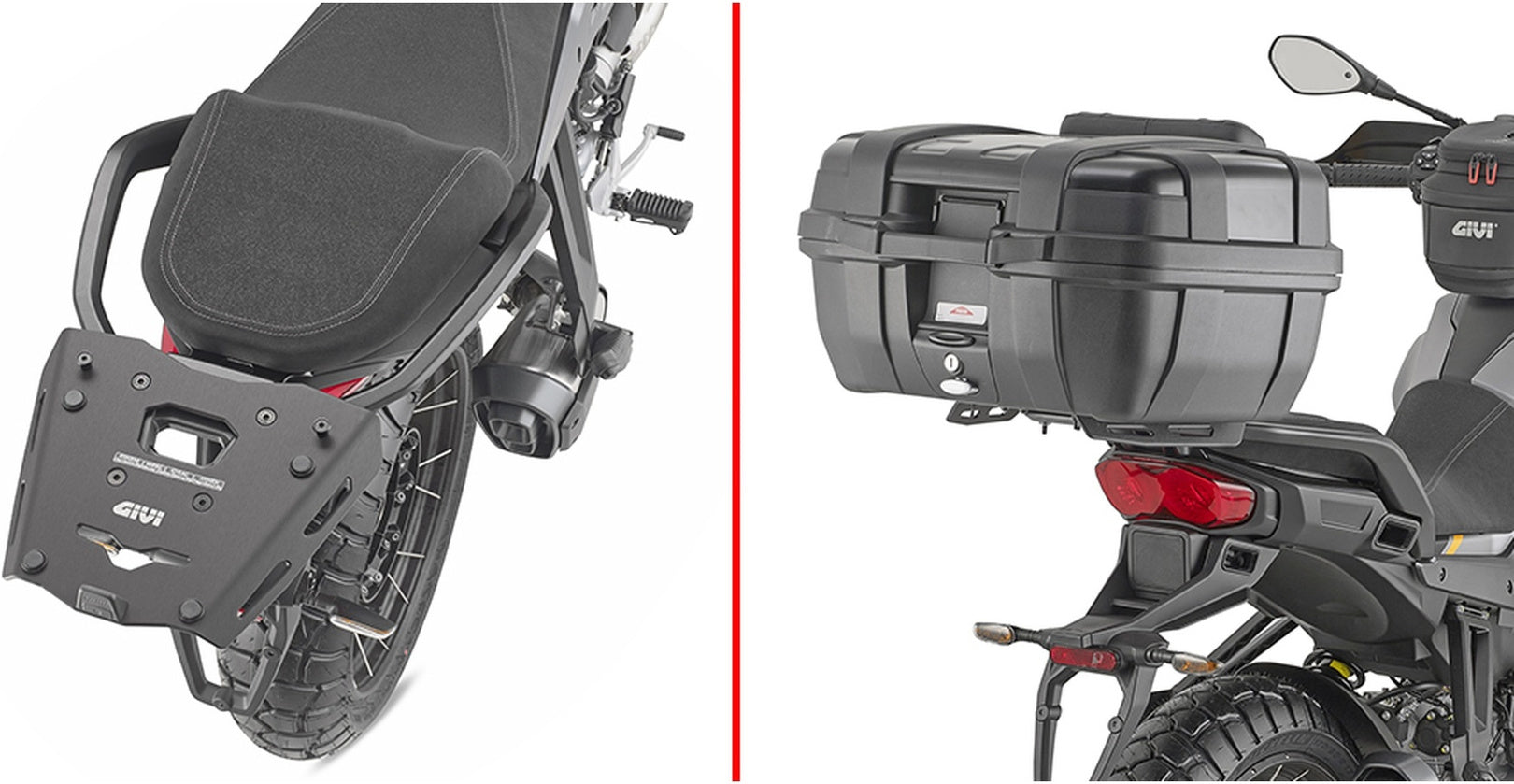 Monokey Trekker Outback Evo Smart Anodized Aluminium Top Case - 42 Lt Trekker Outback Evo Smart Anodized Aluminium - Givi Compatible With Moto Guzzi Stelvio 1000 (2024)