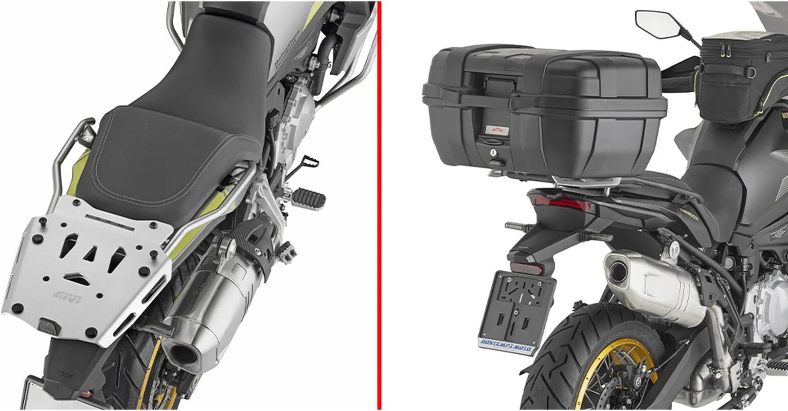 Bauletto Monokey Trekker Alluminio Nero 46 Lt Trekker Alluminio - Givi Compatibile Con Voge Valico 900 Dsx (2024)