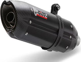Terminale Di Scarico Non Catalizzato E Con Omologazione Suono Suono Inox Nero Carbonio - Mivv Compatibile Con Bmw K 1200 Gt (2005-2008)