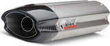 Terminale Di Scarico Con Omologazione Suono Suono Inox Carbonio - Mivv Compatibile Con Kawasaki Zx-10R (2007-2008)