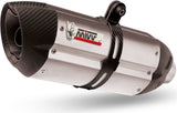 Exhaust Tip With Noise Certification Suono Stainless Steel Carbon - Mivv Compatible With Honda Integra 750 (2014-2015)