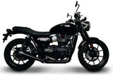 Impianto Di Scarico Completo Senza Omologazione Suono Conical Acciaio Inox Nero - Termignoni Compatibile Con Triumph Street Twin (2016-2020)
