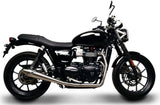 Impianto Di Scarico Completo Senza Omologazione Suono Conical Acciaio Inox - Termignoni Compatibile Con Triumph Street Twin (2016-2020)